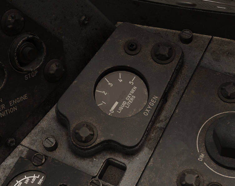 Liquid Oxygen Quantity Gauge